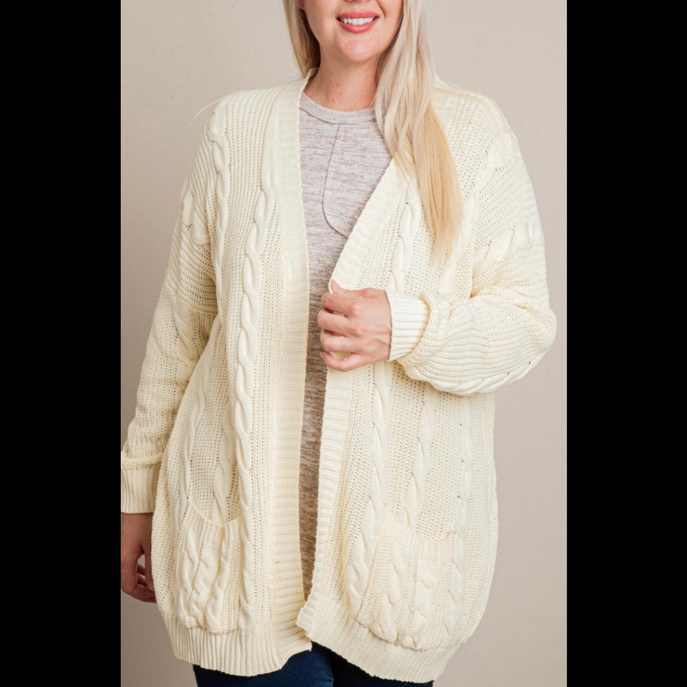 NWT Plus Chunky Cardigan